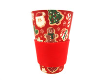 Load image into Gallery viewer, Eco-Friendly Reusable Plant Fiber 14 oz Travel Mug with Christmas Cookies Design