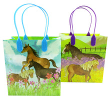 Load image into Gallery viewer, Horse and Pony Themed Party Favor Treat Bags - Set of 6 or 12
