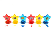Load image into Gallery viewer, Brick Stackable Crayon with Stamper Topper
