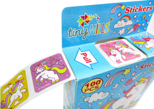 Load image into Gallery viewer, Unicorn Stickers 100 Stickers/Dispenser, Pack of 1, 6 or 12 Dispensers