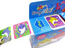 Load image into Gallery viewer, Shark Family Stickers 100 Stickers/Dispenser, Pack of 1, 6, 12 Dispensers