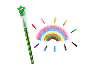 Pixels Stackable Crayon with Stamper Topper