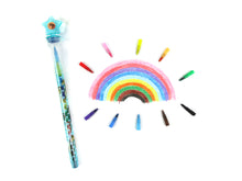 Load image into Gallery viewer, Horses Stackable Crayon with Stamper Topper