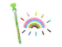 Load image into Gallery viewer, Llamas Stackable Crayon with Stamper Topper
