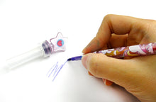 Load image into Gallery viewer, Unicorn Stackable Crayon with Stamper Topper