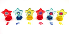 Load image into Gallery viewer, Shark Family Stackable Crayon with Stamper Topper
