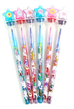 Load image into Gallery viewer, Unicorn Stackable Crayon with Stamper Topper