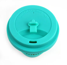 Load image into Gallery viewer, Eco-Friendly Reusable Plant Fiber Travel Mug with Sunset Surfboard Design