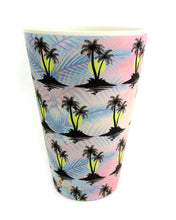 Load image into Gallery viewer, Eco-Friendly Reusable Plant Fiber Travel Mug with Cool Island Design