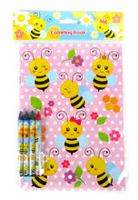 Load image into Gallery viewer, Honeybees Coloring Books with Crayons Party Favors - Set of 6 or 12