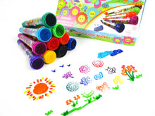 Load image into Gallery viewer, Butterfly and Flowers Stamp Marker Set - Set of 10