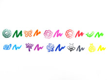 Load image into Gallery viewer, Butterfly and Flowers Stamp Marker Set - Set of 10