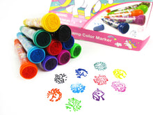 Load image into Gallery viewer, Unicorn Stamp Marker Set - Set of 10
