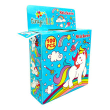 Load image into Gallery viewer, Unicorn Stickers 100 Stickers/Dispenser, Pack of 1, 6 or 12 Dispensers
