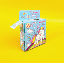Load image into Gallery viewer, Unicorn Stickers 100 Stickers/Dispenser, Pack of 1, 6 or 12 Dispensers