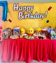 Load image into Gallery viewer, Building Blocks Brick Party Favor Bags Treat - Set of 6 or 12