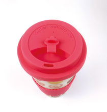Load image into Gallery viewer, Eco-Friendly Reusable Plant Fiber Travel Mug with Donuts Design