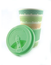 Load image into Gallery viewer, Eco-Friendly Reusable Plant Fiber Travel Mug with Lace Design