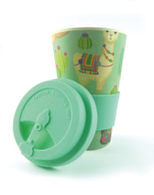 Load image into Gallery viewer, Eco-Friendly Reusable Plant Fiber Travel Mug with Llama Alpaca Design