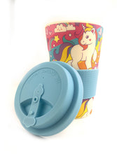Load image into Gallery viewer, Eco-Friendly Reusable Plant Fiber Travel Mug with Unicorn Design