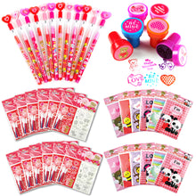 Load image into Gallery viewer, Valentine's Day Value Pack Arts and Crafts Party Favor Handout Kits