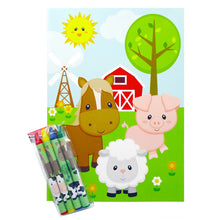 Load image into Gallery viewer, Farm Animals Coloring Books - Set of 6 or 12