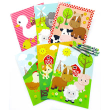 Load image into Gallery viewer, Farm Animals Coloring Books - Set of 6 or 12