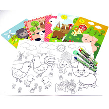 Load image into Gallery viewer, Farm Animals Coloring Books - Set of 6 or 12