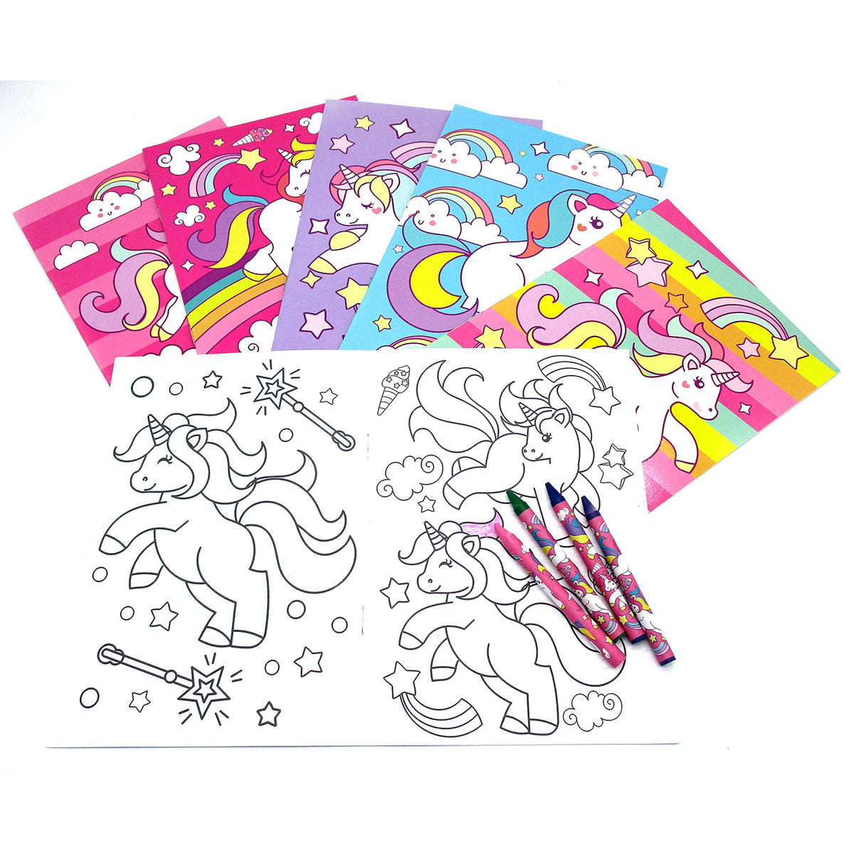 Unicorn Coloring Books - Set of 6 or 12 – Tiny Mills®
