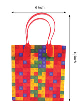 Load image into Gallery viewer, Building Blocks Brick Party Favor Bags Treat - Set of 6 or 12