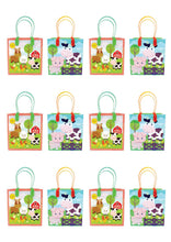 Load image into Gallery viewer, Barnyard Farm Animals Party Favor Treat Bags - Set of 6 or 12