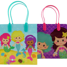 Load image into Gallery viewer, Mermaid Party Favor Bags Treat Bags - Set of 6 or 12