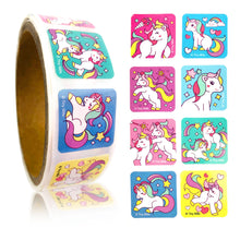 Load image into Gallery viewer, Unicorn Stickers 100 Stickers/Dispenser, Pack of 1, 6 or 12 Dispensers