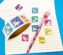 Load image into Gallery viewer, Unicorn Stickers 100 Stickers/Dispenser, Pack of 1, 6 or 12 Dispensers