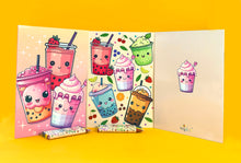 Load image into Gallery viewer, Boba Coloring Books with Crayons Party Favors - Set of 6 or 12