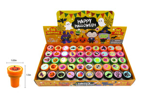 50 Pc New Spooky Halloween Assorted Designs Stampers