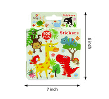Load image into Gallery viewer, Animal Stickers 100 Stickers/Dispenser, Pack of 1, 6 or 12 Dispensers