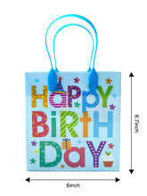 Load image into Gallery viewer, Happy Birthday Party Favor Treat Bags - Set of 6 or 12