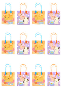 Kitty Party Favor Treat Bags - Set of 6 or 12