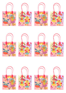 Magical Fairies Party Favor Treat Bags - Set of 6 or 12