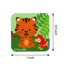 Load image into Gallery viewer, Animal Stickers 100 Stickers/Dispenser, Pack of 1, 6 or 12 Dispensers