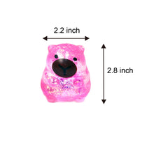 Load image into Gallery viewer, 12 Pc Glitter Capybara Squishy Toys Display – Kids Party Favors &amp; Prizes