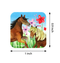 Load image into Gallery viewer, Horse Stickers 100 Stickers/Dispenser, Pack of 1, 6 or 12 Dispensers