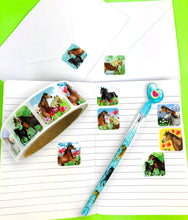 Load image into Gallery viewer, Horse Stickers 100 Stickers/Dispenser, Pack of 1, 6 or 12 Dispensers