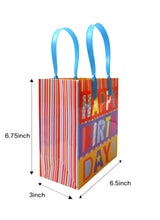 Load image into Gallery viewer, Happy Birthday Party Favor Treat Bags - Set of 6 or 12