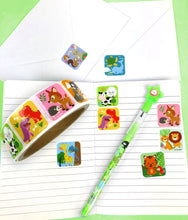 Load image into Gallery viewer, Animal Stickers 100 Stickers/Dispenser, Pack of 1, 6 or 12 Dispensers