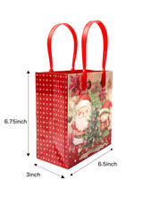 Load image into Gallery viewer, Vintage Rustic Christmas Party Favor Treat Bags - Set of 6 or 12