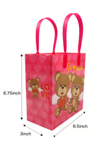 Load image into Gallery viewer, Valentine&#39;s Day Party Favor Treat Bags - Set of 6 or 12