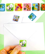 Load image into Gallery viewer, Animal Stickers 100 Stickers/Dispenser, Pack of 1, 6 or 12 Dispensers