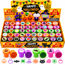 Load image into Gallery viewer, 50 Pc New Spooky Halloween Assorted Designs Stampers